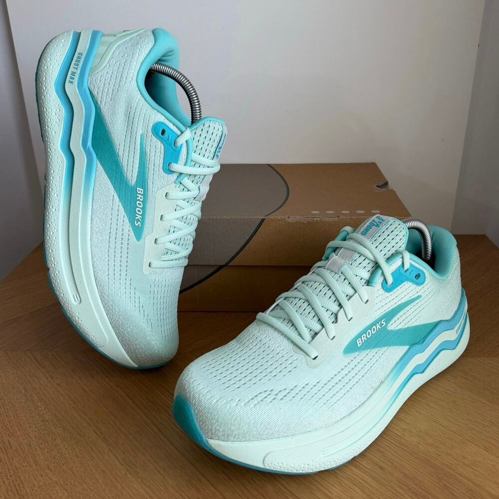 Brooks Ghost Max 2 ‘Honey Dew Blue’ Men Running Sneakers- SZ 10.5